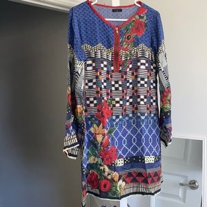 Sapphire silk Kurta Pakistani